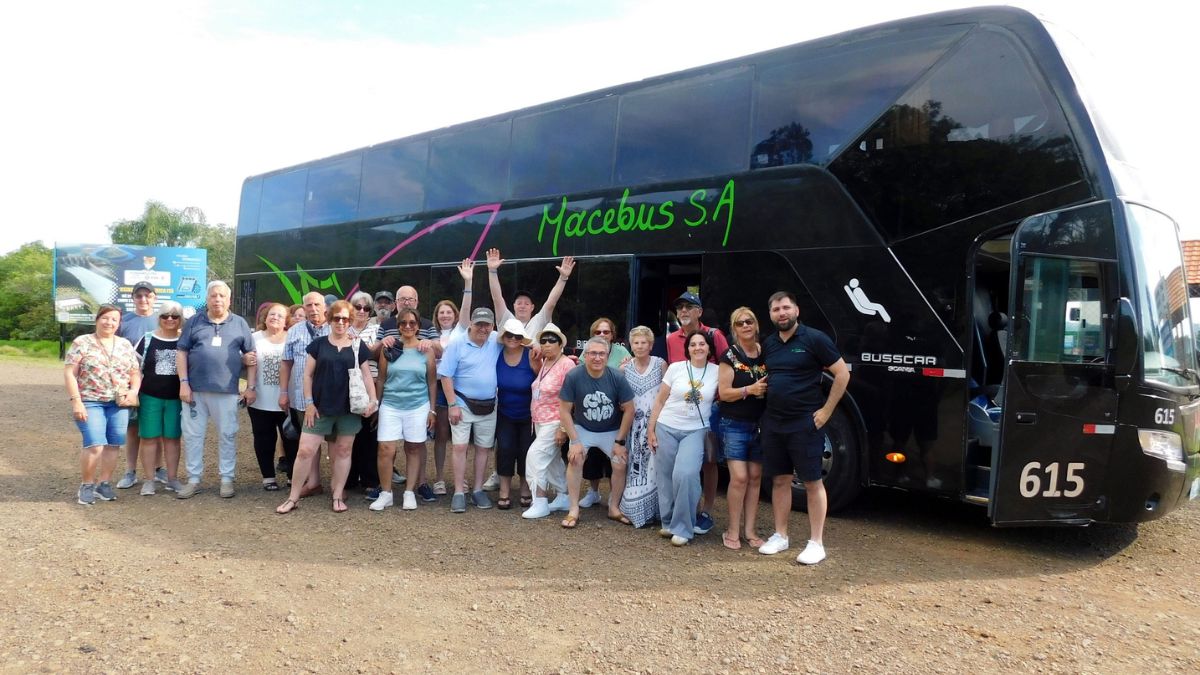 Viajeros durante una excursión